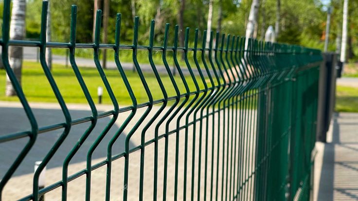 Metalna panelna ograda sa modernim dizajnom, pogodna za dvorišta, parkove i industrijske objekte.